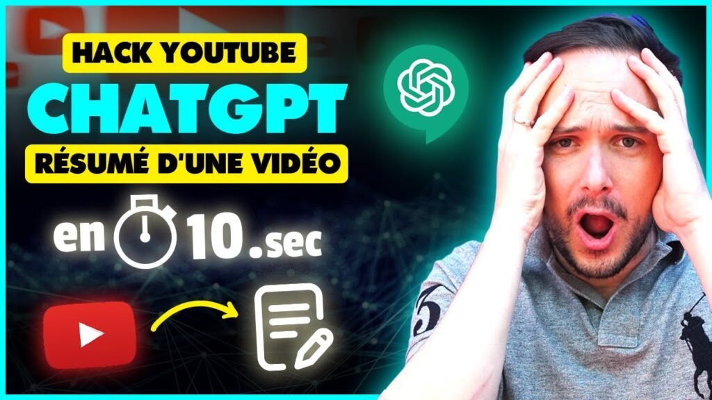 Astuce Chagpt + Youtube = Résumé en 5 secondes