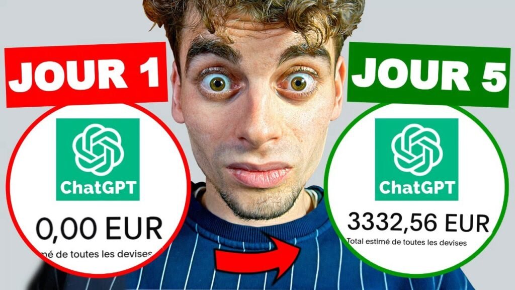 Comment gagner de l’argent avec ChatGPT !? (3 business à plus de 1000€ / MOIS)