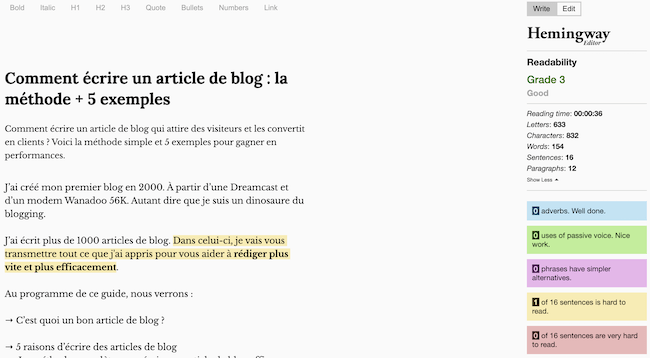 ÉCRIRE UN ARTICLE DE BLOG 1er SUR GOOGLE (méthode + exemple)