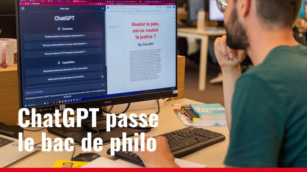 Note attribuée par une professeure au bac de philo passé par ChatGPT