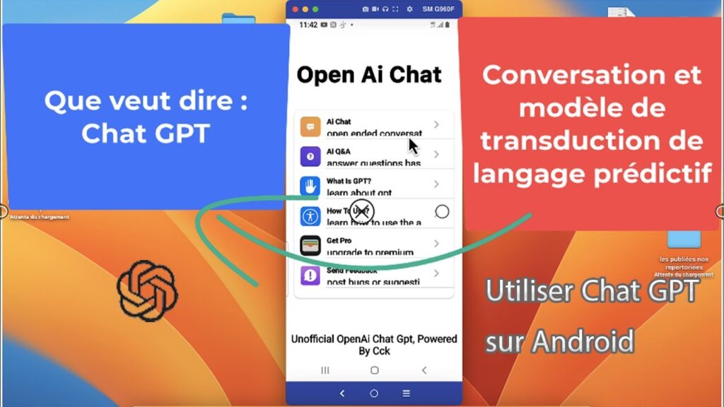 Utiliser Chat GPT sur Android