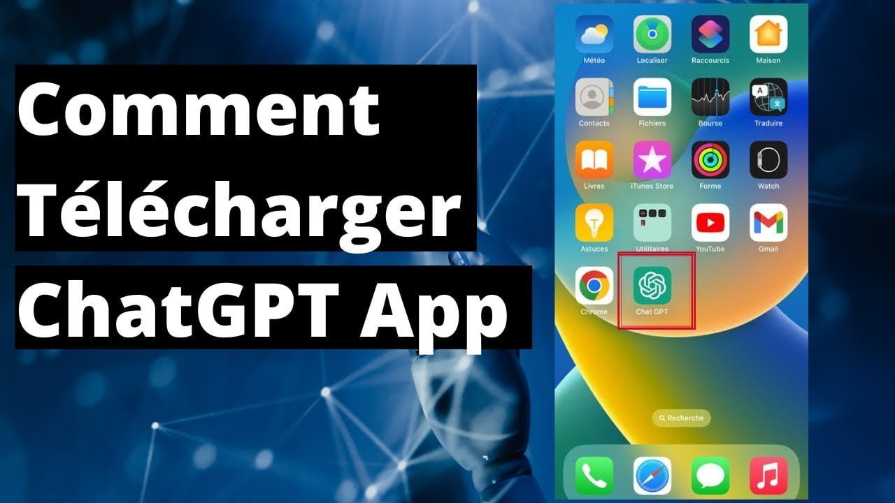 COMMENT INSTALLER CHAT GPT SUR SON IPHONE visual data 3