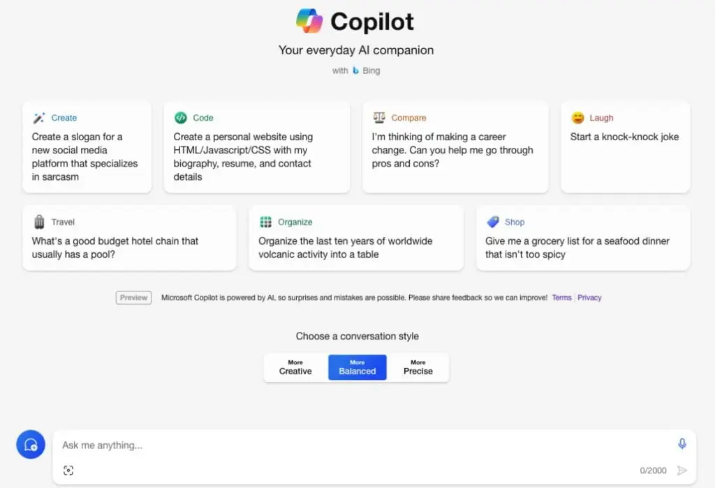 Le nouveau Bing Chat : Copilot, la révolution de ChatGPT