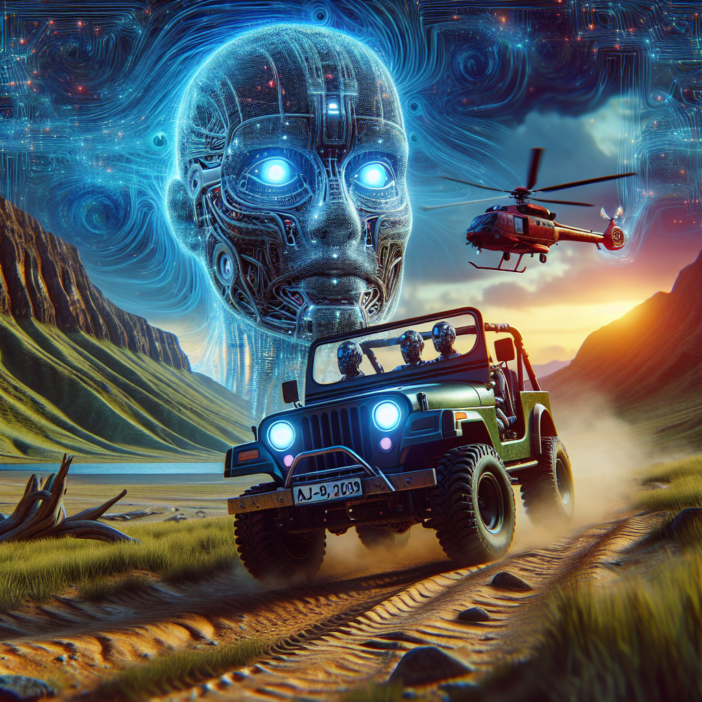 Quand l’Intelligence Artificielle dessine un Jeep : Une aventure numérique !