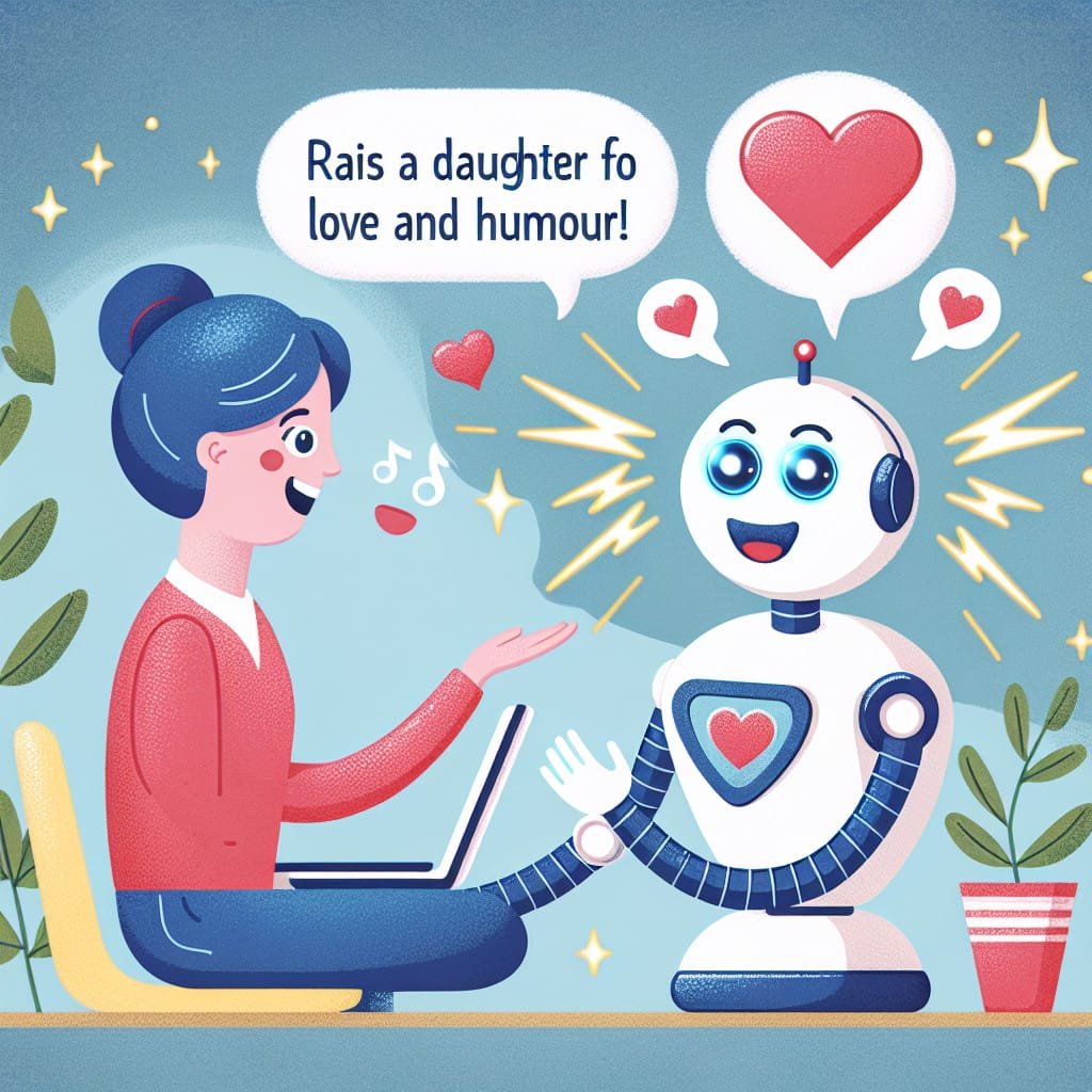 Secrets de ChatGPT pour Élever une Fille avec Amour et Humour !