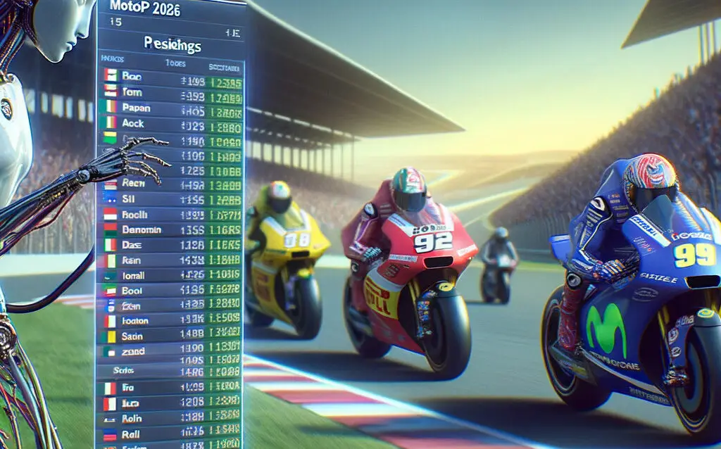 MotoGP 2026 : Plongée dans le Classement Futur Grâce à l'IA ChatGPT !