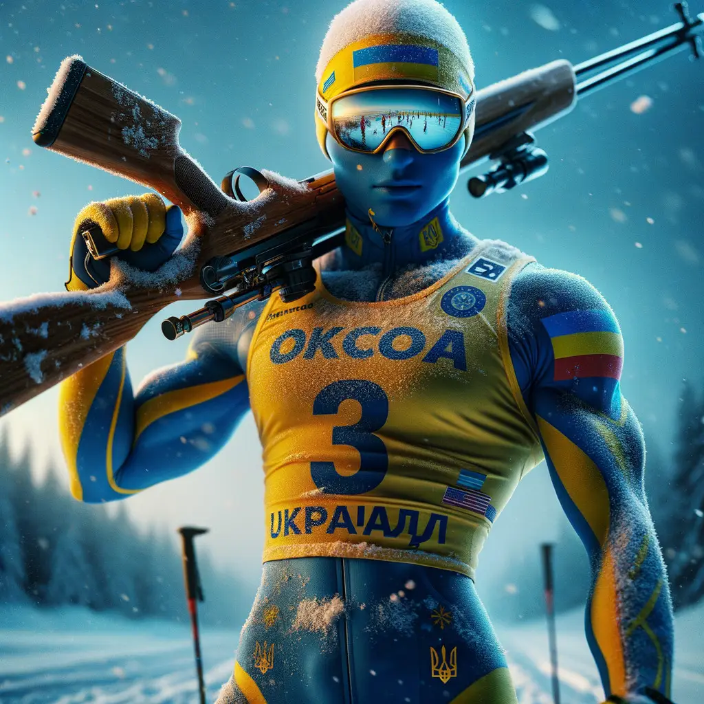 Biathlète ukrainien