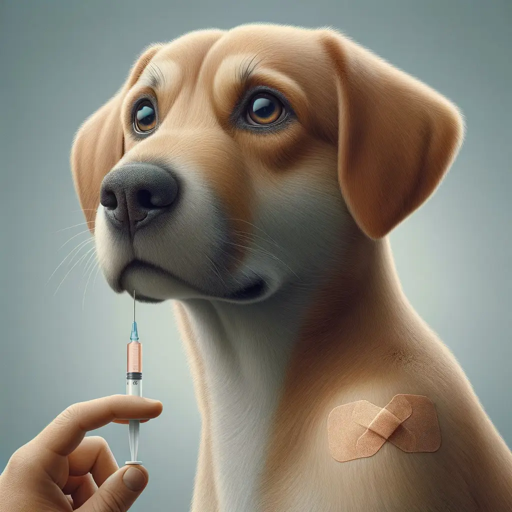 Chien vaccin