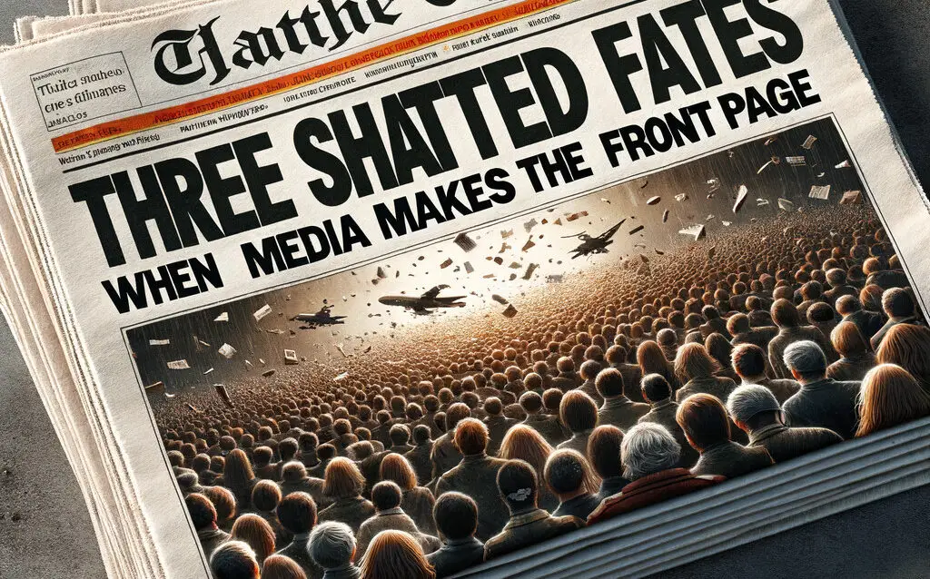 « Trois Destins Brisés : Quand les Médias Font Leur Une »